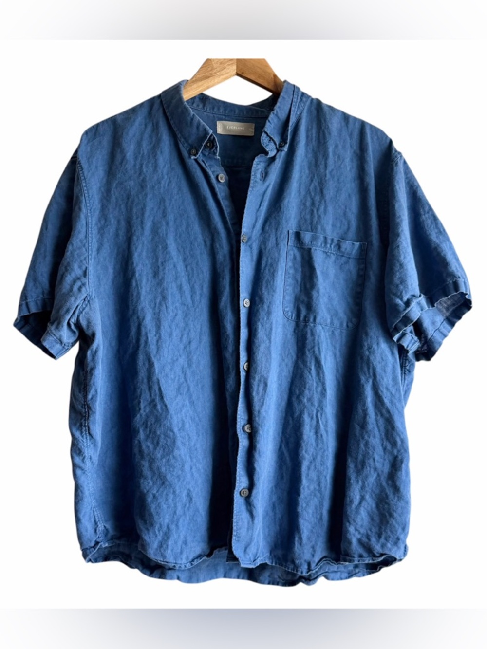 Everlane Linen Classic Short Sleeve Shirt